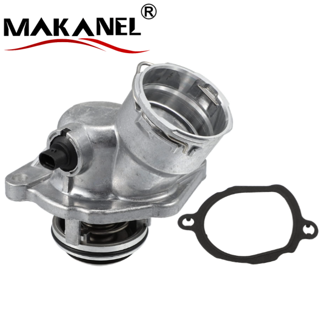 High Quality Engine Coolant Thermostat Assembly With Sensor 2722000115 for Mercedes C300 C350 E350 ML350
