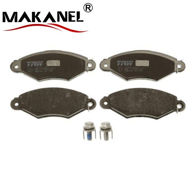 425166 Terbon Auto Brake System Parts Fdb683 Front Axle Semi-metal Brake Pad Set Gdb1321 