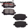 D923-7824front Ceramic Disc Brake Pads For 2003 - 2008 Pontiac Vibe,2003-2008 Toyota Corolla,Toyota Matrix
