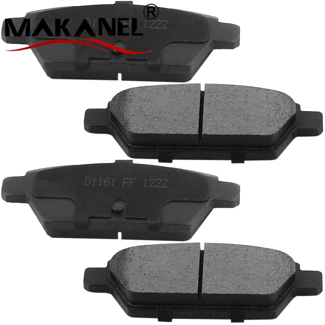 Car Spare Parts Rear Ceramic Automotive Brake Pads D1161 8272-d1161 Mdb2735 Gvyd2643z For Ford Lincoln Mercury Mazda 