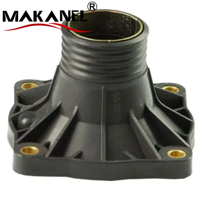 11531720173 Engine Plastic Coolant Flange Thermostat Housing Cover For Bmw