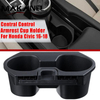 Black Center Console Cup Drink Holder For 2016-2021 Honda Civic Drink Bottle Holder Adapter Replaces 83446-tba-a01za