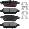 Car Spare Parts Rear Ceramic Automotive Brake Pads D1161 8272-d1161 Mdb2735 Gvyd2643z For Ford Lincoln Mercury Mazda 