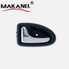 Renault Clio 3/1998-9/2005 black front inner handle with chrome lever sx