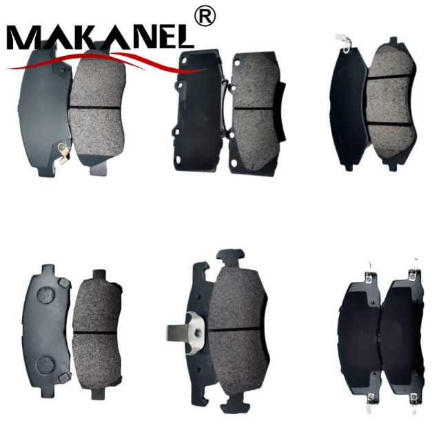 High Quality Rear Axle Oem No. D1212 04466-33180 Disc Ceramic Automotive Brakes Pads For Toyota Nissan Yaris 
