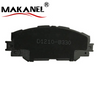 Spare Parts 04465-42160 D1210-8330 Transmission Parts Brake Pad For Japanese Cars
