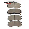 D484-7365 Terbon Auto Brake System Parts Front Axle Semi Metal Brake Pad Set Wva 21647 For Mitsubishi
