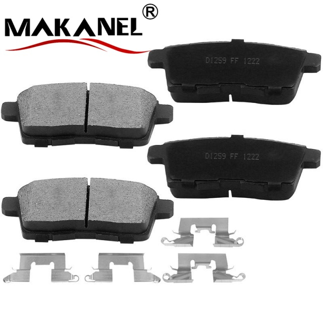 Wholesale Ceramic Rear Disc Brake Pad Auto Brake System Pastillas De Freno D1259 Fdb4366 8378-d1259 For Lincoln Ford Mazda