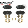 Wholesale Auto Copper Fiber Brake Pad Kit Gdb1292 Mercedes-benz A-class Model D1250 1684201220/1684201520 For A-class Vehicles 