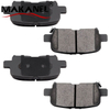 Factory Wholesale Break System Rear Ceramic Brake Pads D865 D865-7740 43022-s3v-a11 Car Spare Parts For Honda Acura 