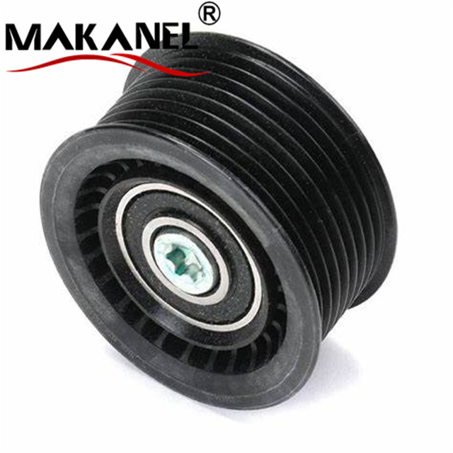 Auto Parts Tensioner Pulley V-type Ribbed Deflection Pulley 11287559889 For Bmw 
