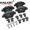 Brake Pad D1456 5k0698451 Gdb1841 5k0698451a 5k0698451c Jzw698451q T1782 1420.00 P85114 Fdb4316 8656-d1456 05p1608 For Vw