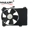 Car Ac Condenser Electric Cooling Radiator Fan Assembly for SUZUKI SWIFT 1.3 17760-63J00