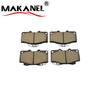 Factory Oem Auto Brake Pad For Toyota Ceramic Brake Pads D436-7298 Spare Parts Auto Brake Systems