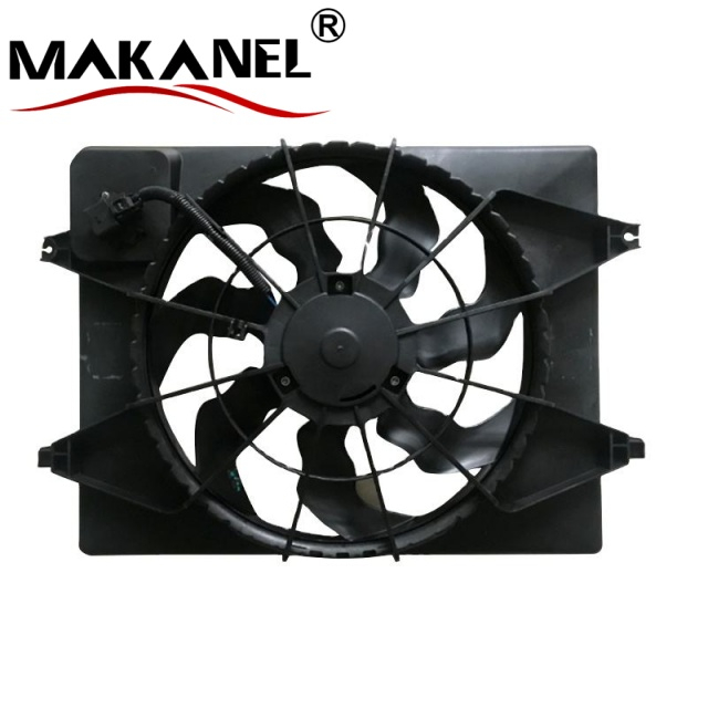25380-S6000 AC Condenser Fan Motor Car Air Conditioning Cooling Radiator Fan Assembly for KIA SPORTAGE