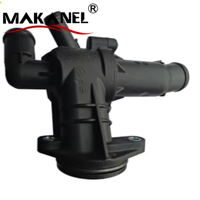 Auto Cooling System Water Flange Thermostat Housing 03p 121 111e / 03p 121 111d / 03p121111e / 03p121111d For Audi Vw Skoda Seat 