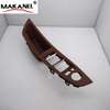 51417261933 Driver Door Red Brown Car Window Control Panel Inner Door Handle Fits for BMW F10 528i 550i