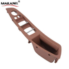 Red Brown Inner Door Panel Handle Pull Trim Cover For 10-16 Bmw 5 Series F10 F18 Oe 51417225859 51417261929