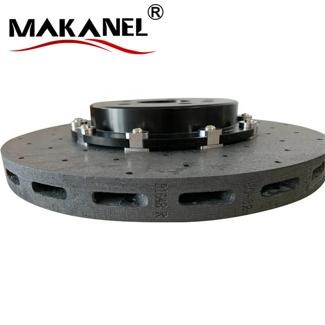 Car Auto Rear Front 380-32mm Carbon Ceramic Brake Disc Caliper For Tesla S Plaid