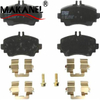 Wholesale Auto Copper Fiber Brake Pad Kit Gdb1292 Mercedes-benz A-class Model D1250 1684201220/1684201520 For A-class Vehicles 