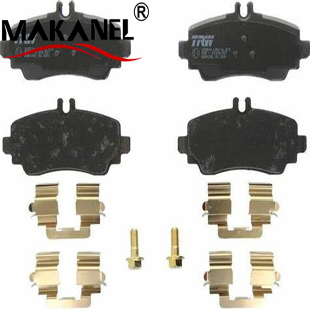 Wholesale Auto Copper Fiber Brake Pad Kit Gdb1292 Mercedes-benz A-class Model D1250 1684201220/1684201520 For A-class Vehicles 