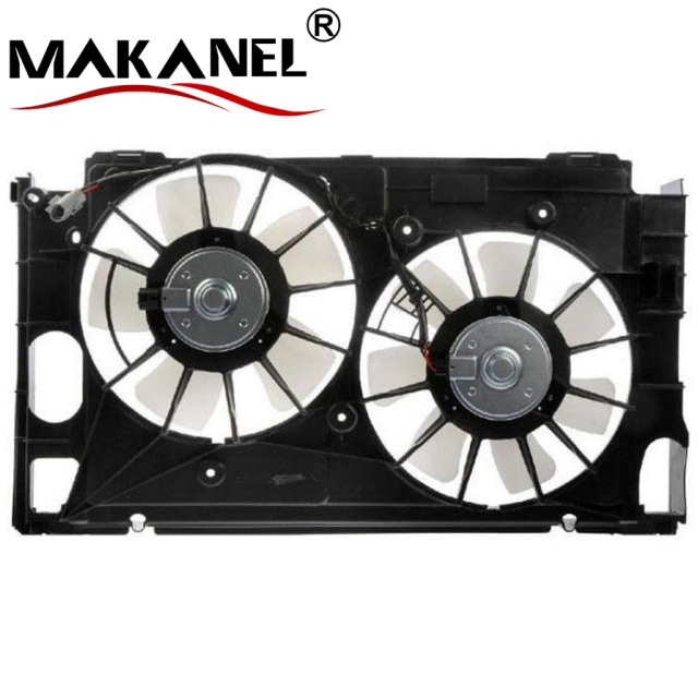 Radiator Fan Frame Motor Radiator Fan Assy for Toyota Prius 2012-2015 16711-37040 16711-37060