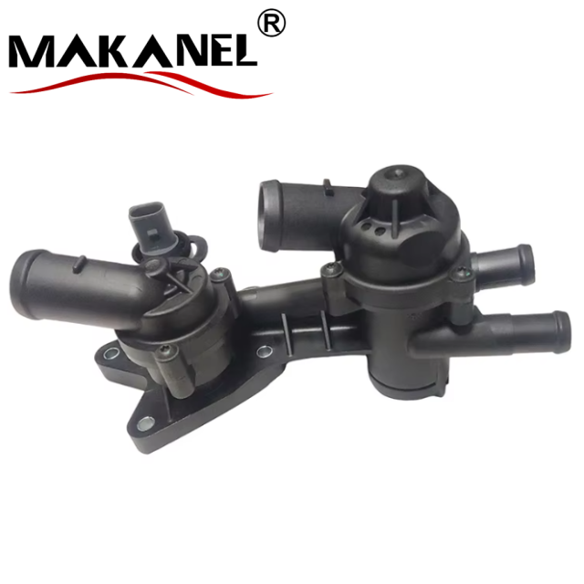 03c 121 111h,03c 121 111e,03c 121 111k Integrated Thermostat Housing Assembly For Vw Audi