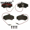Front Brake Pad D1190-8309/fob1112/gdb1260/425154 Peugeot 306/406/partner Combispace/citroen Ceramic Nao Disc 