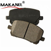 Factory Direct Sales Gdb1299 Auto Brake System Parts Front Axle Brake Pad 598012