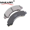 Chinese Factory Tionko Wholesale D4052 D1732 D825 D1243 Gdb7233 Auto Brake Pad For Isuzu Chevrolet Truck Gmc Truck 