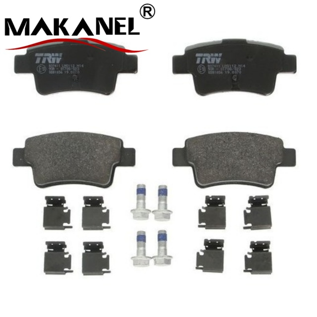 Auto Brake Parts Brake Pad D1537-8746 / Fdb1858 / Gdb1656 For Opel Corsa / Vauxhall Corsa / Fiat / Abarth Grande Punto 