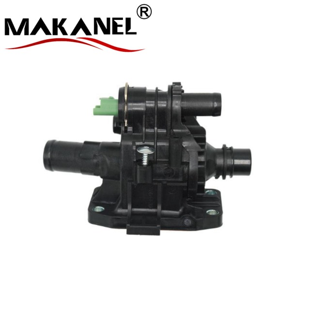 Thermostat W/ Housing 1336.x2 For Peugeot 206 207 1.6 Hdi 307 308 407 Bmw Mini Engine Coolant Thermostat 9647767180 Green 2 Pins