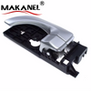 Interior Door Handle Silver Black For Hyundai Sonata 2005-2008 82610-3k020 82620-3k020 83610-3k020 83620-3k020