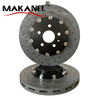 Car Auto Rear Front 380-32mm Carbon Ceramic Brake Disc Caliper For Tesla S Plaid