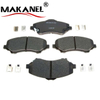 Factory Direct Sales Gdb1299 Auto Brake System Parts Front Axle Brake Pad 598012